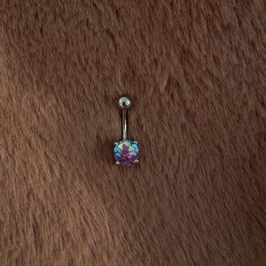 🧜🏼‍♀️ purple mermaid scale belly ring🧜🏼‍♀️